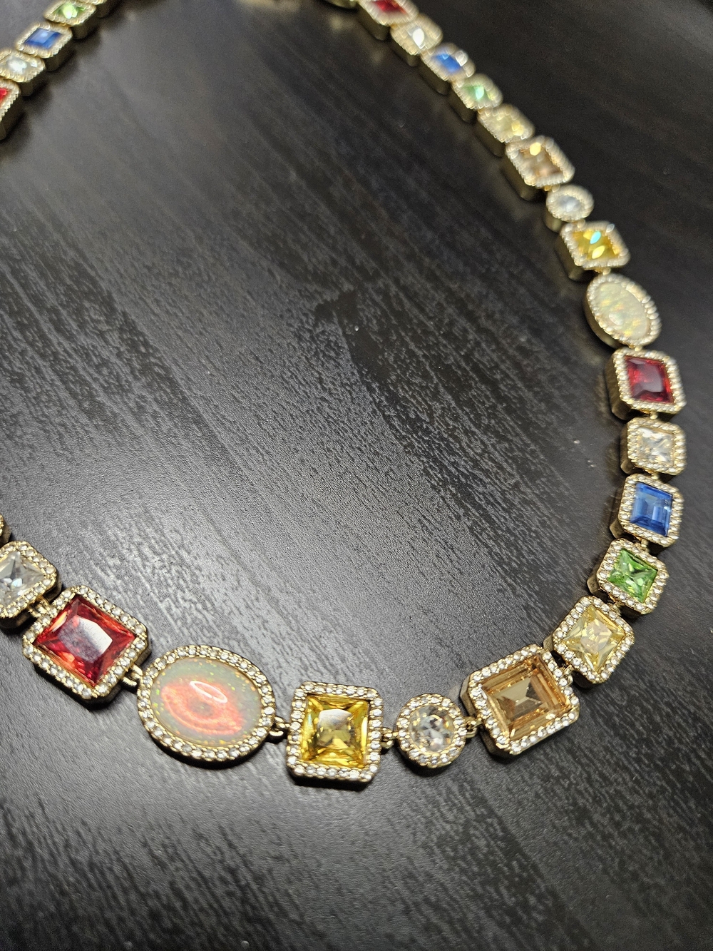 VEYONTE (HOMMES ORO) Motley Gemstone Chain